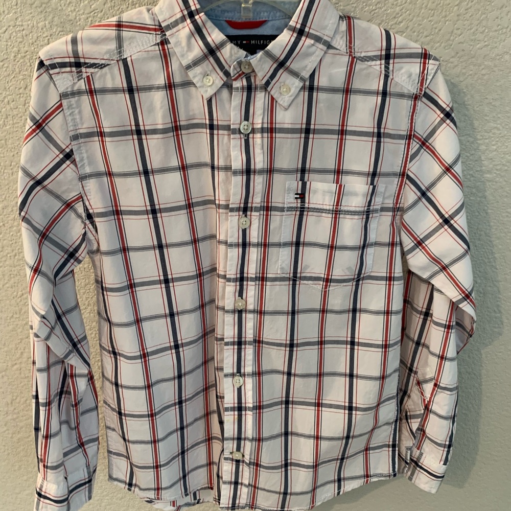 Tommy Hilfiger Boy Dress Shirt size S/P (8/10)